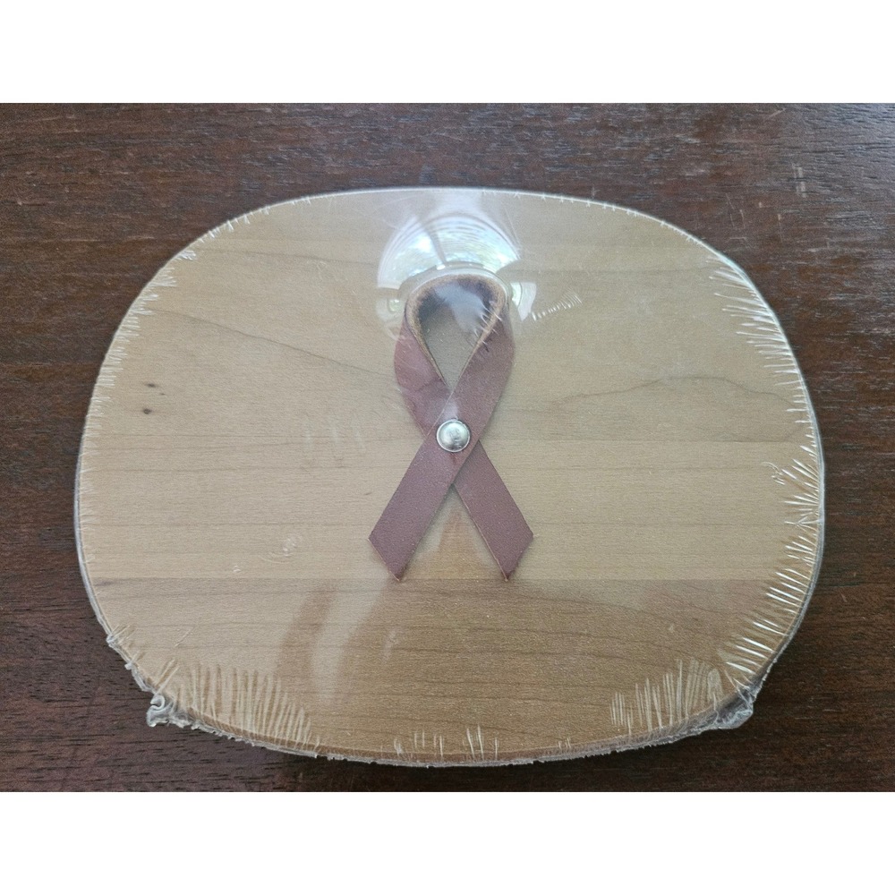 Longaberger Woodcrafts 2008 Horizon of Hope Leather Ribbon New